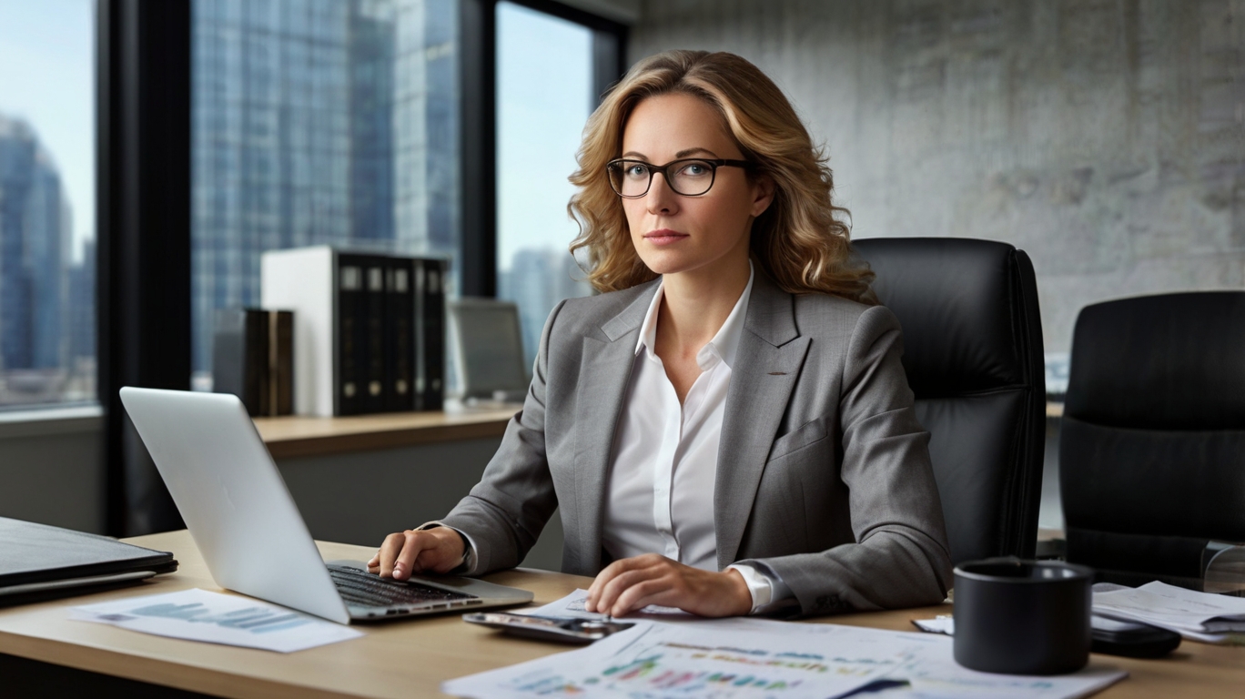 Équipe de comptables professionnels